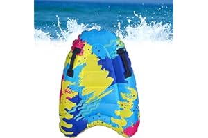 DUOJIN Bodyboard Gonfiabile da Surf Gonfiabile Bodyboard Galleggiante Surf Board Tavola da Surf Gonfiabile, Tavoletta per Nuoto, Tavola da Surf Gonfiabile con Maniglie per Adulti Bambini