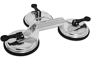 CORDKING Xpert Glass Suction Plates - Triple Vacuum Sucker Pads - Dent Pullers / Glass Lifters