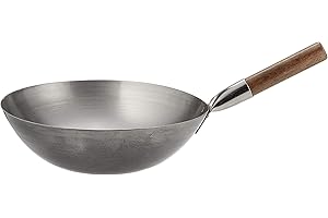 LONDON WOK Londres gj493 Wok Base plana Wok, 12 "