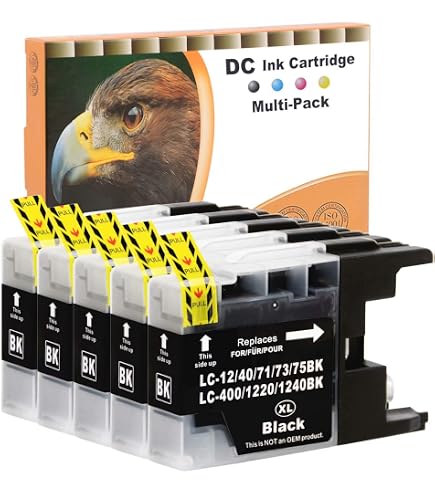 Set LC1280/LC1240/LC1220 – 4 Colori Alta Capacità Per Brother MFC-J5910DW, J6510DW, DCP-J525W, J430W