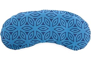 Bodhi Morbido cuscino per gli occhi in cotone | Imbottitura in semi di lino biologico e lavanda biologica | Vegano | Maschera per gli occhi per yoga, relax e meditazione | Disponibile in diversi