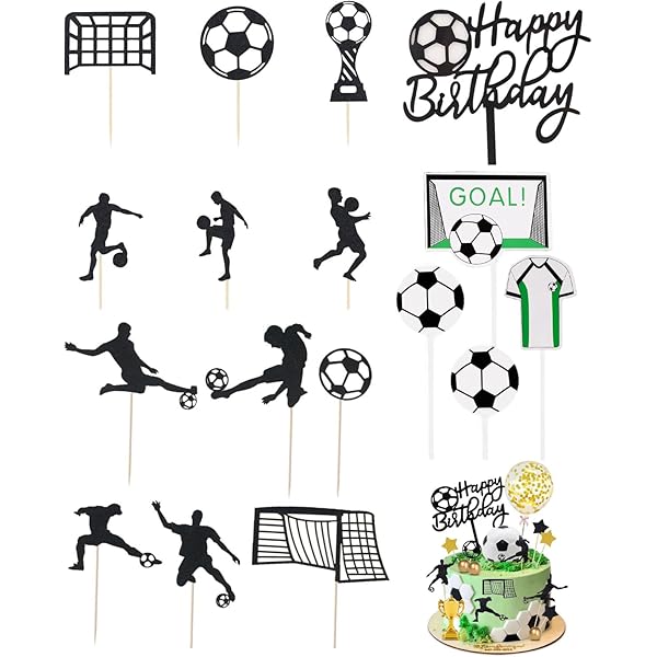 Decorazione Torta Commestibile Rettangolare 20x30 Cm - Carta Alimentare Senza Zucchero, Verde | Tema Calcio - Foto 6