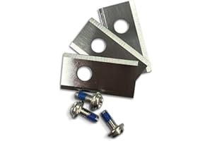 Mowox® ARM 3 BLA SET Mähroboter Messer-Set bestehend aus 3 Messern aus Karbonstahl 0,9 mm inkl. Schrauben