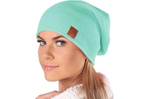 Mikos* Beanie für Damen | Frühling Mütze für Damen in vielen Farben erhältlich | Herbstmütze Damen | Long Slouch Beanie | Mütze mit hohem Tragecomfort (699)
