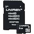 Unirex Micro SD Card with SD Adapter (MSD-082)