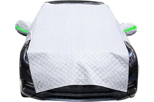 Kensbro Windscreen Cover Car Winter, Car Windscreen Cover Winter, 255 x 235 cm, Foldable Windscreen Cover, Windscreen Cover for Protection Against Frost, Snow, Dust, Sun