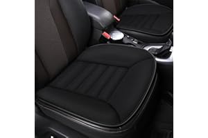 LUSRAIT 1 Pack Auto-Sitzkissen mit Comfort Memory Foam, Sitzkissen für Auto und Bürostuhl (Schwarz)