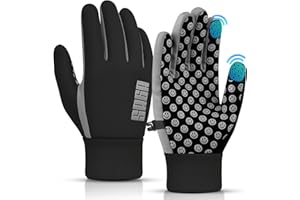 SAGA SPORTS Handschuhe Kinder – Wasserdichte Fahrradhandschuhe Jungen & Mädchen, Touchscreen Winterhandschuhe für Kinder 4–12 Jahre, Rutschfest & Warm, Softshell Sporthandschuhe Kinder's