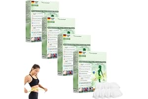 YESTREE Luxarise Moringa 10-IN-1 Fortgeschritten Nano Mikronadel Pflaster, Natürliches Abnehmpflaster, Luxarise Nano Mikronadelpflaster, Lang Anhaltende, für Männer und Frauen (4 Stück)