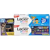LACER Children's &ndash; Pack of 2 x 75 ml Strawberry Flavor Dental Gel with one of the Batman Figures, for Children from 6 Months