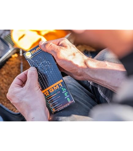 Guru QM1 Lot De 8 Bas De Ligne Standard 10,2 Cm Taille 14 3,2 Kg