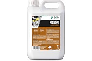 EQM SOLUCIONES QUIMICAS EQM - ECO-105 - Shampooing Concentré pour Voiture - 5L - Plus de 250 lavages - Nettoyage rapid et protection de peinture automobile grâce à son pH neutre