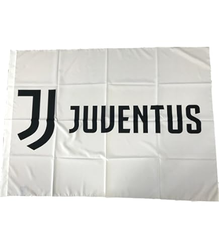 Fanion Rare Juventus Deux Étoiles Avec écusson - Copyright A.I.MA-TO, Made In Italy