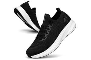 Puweco Damen Sportschuhe Laufschuhe Turnschuhe Sneaker Freizeit Straßenlaufschuhe Leichtgewichts Atmungsaktiv Fashion Walkingschuhe Outdoor Fitness Jogging
