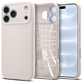 Spigen iPhone 18 Pro Max / 17 Pro Max ile Uyumlu Kılıf Liquid Air Natural Titanium - ACS09891