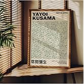Fark Tanıtım Yayoi Kusama &Ccedil;er&ccedil;evesiz Poster, Modern Dekoratif &Ccedil;er&ccedil;evesiz Poster, Tablo, YayoiKusama-2, 30 x 40