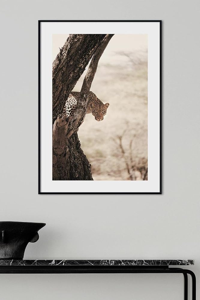 Artavessa Tek Parça Ahşap Çerçeve Görünümlü Pantene Renk Serisi MDF Tablo 33x48 cm - Model 8, 33 x 48