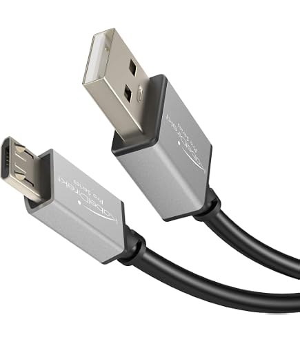 WIMITECH, caricatore da auto con cavo micro usb 1 metro