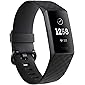 Fitbit Charge 3 Advanced Fitness Tracker with Heart Rate, Swim Tracking & 7 Day Battery - Graphite/Black, One Size