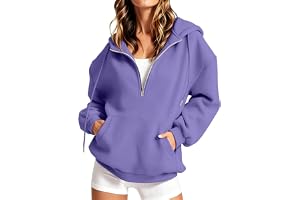 Huvtröjor för kvinnor Storbritannien kvartsdragkedja damhuvtröjor med dragsko enfärgad långärmad pullover sweatshirt med fick