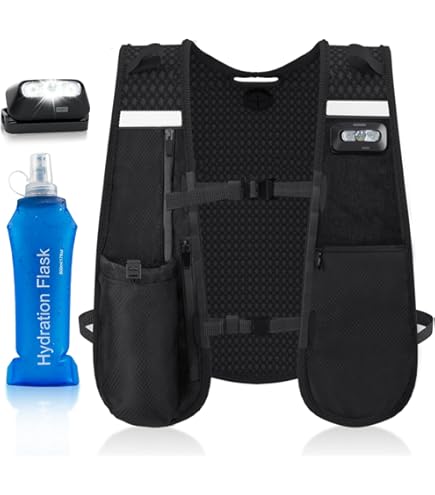 BBAIYULE® Running Vest Rugzak met Opslag (alleen rugzak zonder blaas), Hydratatie Vest Pack Rugzak, Marathon Trail Race Jogging Fietsen Wandelen BBAIYULE® Running Vest Rugzak met Opslag (alleen rugzak zonder blaas), Hydratatie Vest Pack Rugzak, Marathon Trail Race Jogging Fietsen Wandelen