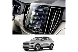 WEIPIN Protector de pantalla de cristal templado para Vo-lvo XC40 XC60 XC90 V60 V90 S90 S60 C40 2018-2025, protector de pantalla de cristal templado para Vo-lvo XC40 XC60 XC90 con antihuellas