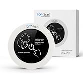 PORClean UV Toothbrush Sanitizer Holder with UVA+UVC, Wall Mounted & Portable Sterilizer, Antibacterial Dispenser, Toothbrush