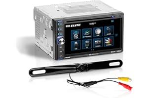 BOSS AUDIO BOSS_AUDIO Unisex-Adult NK-163 6.5' Double DIN BT/Camera, Black, Standard