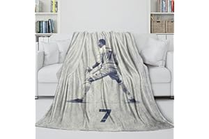 ZIMONJO Ronaldo Weiche Decke - Fußball Decke Geburtstag Geschenk Für Ehemann Freund Freundin 40x50inch(100x130cm)