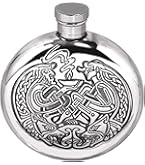 Plain Pewter Kidney Flask, Hip Flask In 6 Sizes With An Engraving Option (10 Ounces