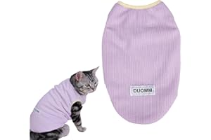 CutitiUU Kleine Hundepullover, Hundepullover Fleece Kleine Hunde Winter Strickpullover mit D-Ring Warmer Welpenpullover für kleine Hunde Katzen Welpen Yorkie Chihuahua,S (Lila)