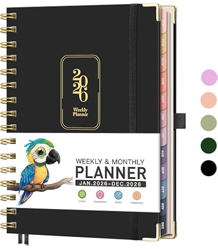 RETTACY Planner 2025-2026, Monthly Planner, Jan 2025 - Dec 2026, 8.5 - View #6