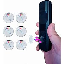 Supporti Magnetici Da Parete - 6 Pezzi, 4x4cm, Bianchi, Per Telecomandi E Cellulari - Foto 7