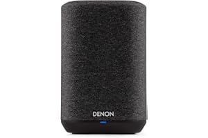 Denon Home 150 Haut-Parleur multiroom HiFi avec HEOS intégré, Wi-FI, Bluetooth, USB, AirPlay 2, Audio Haute résolution, Compatible Alexa Home 150. Noir
