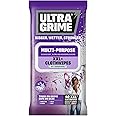 UltraGrime Multi-Purpose Pomelo XXL+ Biodegradable Cleaning Wet Wipes - Plastic Free Pomelo Scented Indoor Dirt & Grime Wipes - Multi-Purpose Heavy-Duty Cleaning Cloths (40 Thick Large Wipes)