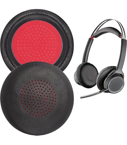 Misodiko Ersatz-Ohrpolster Für Plantronics Voyager Focus UC & Backbeat Sense – 2 Stück, Verbesserter Klang