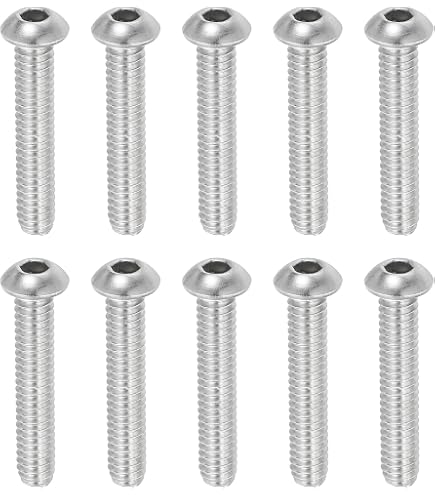 M5 x 10mm 80 Set Viti Bulloni a Brugola e Dadi in Acciaio al Carbonio,Vite a testa cilindrica con esagono incassato (Nero M5 x 10mm 80 Set Viti Bulloni a Brugola e Dadi in Acciaio al Carbonio,Vite a testa cilindrica con esagono incassato (Nero