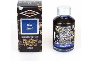 Diamine tinta rielar 50ml - perla azul