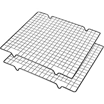Grilles Refroidissement Gâteau Lot De 2 - Acier Inox 40x25cm - Pour Pâtisserie