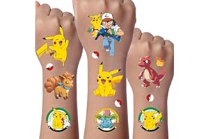 ‎YICOONUO Cartoon Tattoo Kinder, 10 Blätter Temporäre Kinder Tattoos, Temporäre Tattoos Set, Wasserdichte Kindertattoos, Kinder geburtstags geschenk Party dekoration