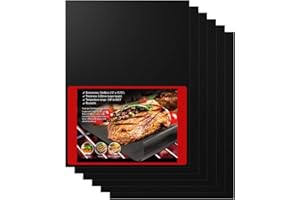 Láminas para cocinar en barbacoa, de la marca Hongci, 40,64 cm x 33 cm, 6 unidades