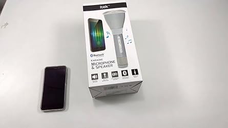 itek karaoke microphone and speaker