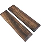 Lot De 3 Paires Plaquette Noyer Américain 140x40x6mm - Bois Précieux Pour Coutellerie, Lutherie Et Sculpture