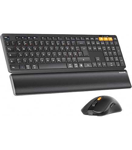Lenovo 300 USB Combo Tastiera E Mouse Cablati, Full-size, Impermeabile, Mouse Ambidestro 1600 DPI, GX30M39606, Nero