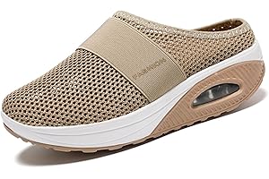 GILTPEAK Ortopedyczne buty damskie Air Cushion, dla cukrzyków, buty Medicus z poduszką powietrzną, trampki, damskie ortopedyczne kapcie dla cukrzyków, buty trekkingowe, siateczkowe, oddychające sandały