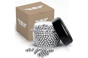 ‎JEFF JEFF® Reinigungsperlen [1000 Kugeln] Lösung für kratzfreie & mühelose Reinigung von Flaschen, Karaffen, Dekanter - Rostfreie Edelstahl Reinigungskugeln - Lebenslanger universal Flaschenreiniger