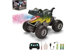 Doahurry Dinozaur zdalnie sterowany dla dzieci, Monster Truck pilot samochodowy, dinozaur, samochód zdalnie sterowany zabawka, samochód dla dzieci, chłopiec, 3, 4, 5, 6, 7, 8 lat, prezent dla chłopca,