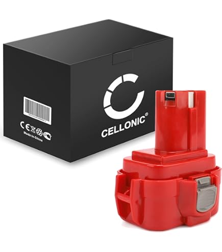 vhbw 1x accuvervanging voor Makita 9133, 9122, 9135, 9134, 193977-7, 193156-7, 638344-4-2, 9120 voor gereedschap (3000 mAh, NiMH, 9,6 V