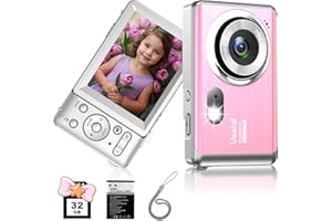 VMOTAL 4K Compact Digital Camera, 48MP Photo/ 4K Video 30FPS/ 2.8”HD Screen/ 18X Zoom/with SD Card, Digi Camera for Kids/Children/Teenagers/Students/Teens