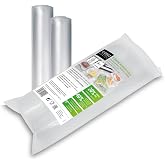 Caso 4 Star Rolls of Vacuum Bags for Embossed Foods | 30 x 720 cm | All Types of Vacuum Sealer, Very Strong and Tear Resistan